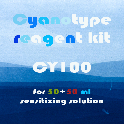 Cyanotype sensitizer reagent kit (for 50+50ml solution)