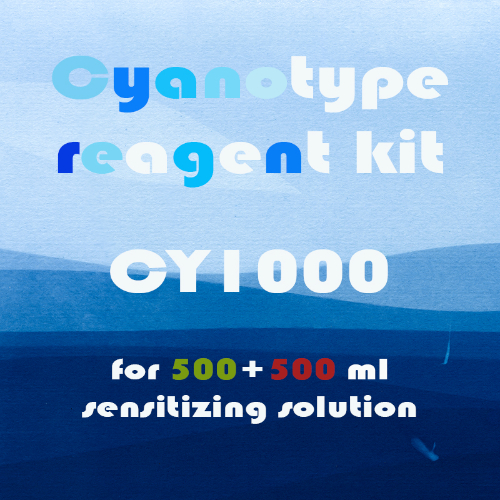 Cyanotype sensitizer reagent kit (for 500+500ml solution)