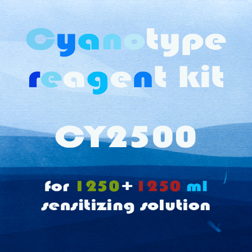 Cyanotype sensitizer reagent kit (for 1250+1250ml solution)