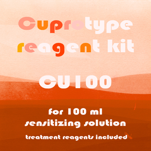 Cuprotype sensitizer reagent kit (for 100ml sensitizer + processing kit)